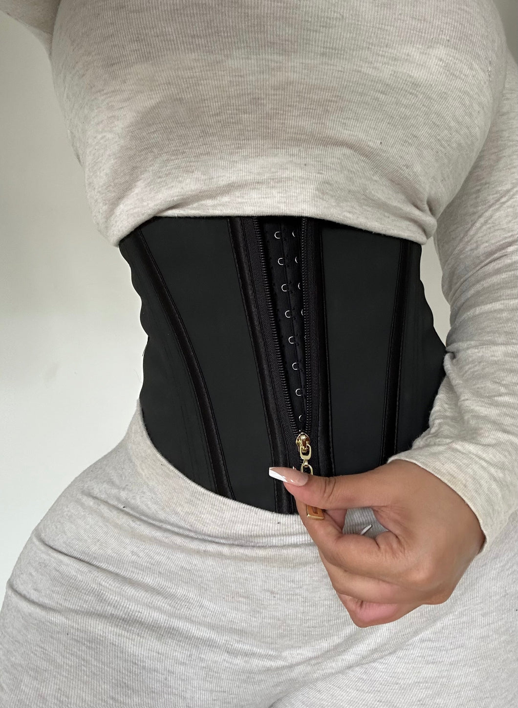 Double layered waist trainer